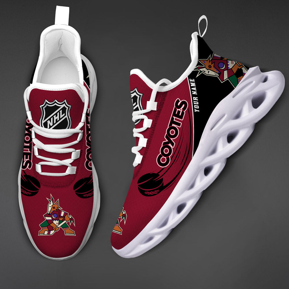 LIMITED EDITION - NEW CUSTOMIZED NHL30 AZC ARIZONA COYOTES CLUNKY SNEAKERS