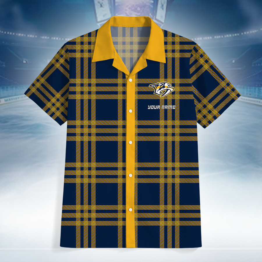 LIMITED EDITION - NEW CUSTOMIZED NHL31 NVP NASHVILLE PREDATORS UNISEX HAWAIIAN SHIRT