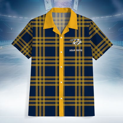 LIMITED EDITION - NEW CUSTOMIZED NHL31 NVP NASHVILLE PREDATORS UNISEX HAWAIIAN SHIRT