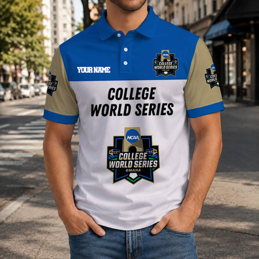 LIMITED EDITION - NEW CUSTOMIZED NCAA CWS31 CWS COLLEGE WORLD SERIES T-SHIRT, POLO SHIRT, ZIP POLO SHIRT, SWEATSHIRT, HOODIE & ZIP HOODIE