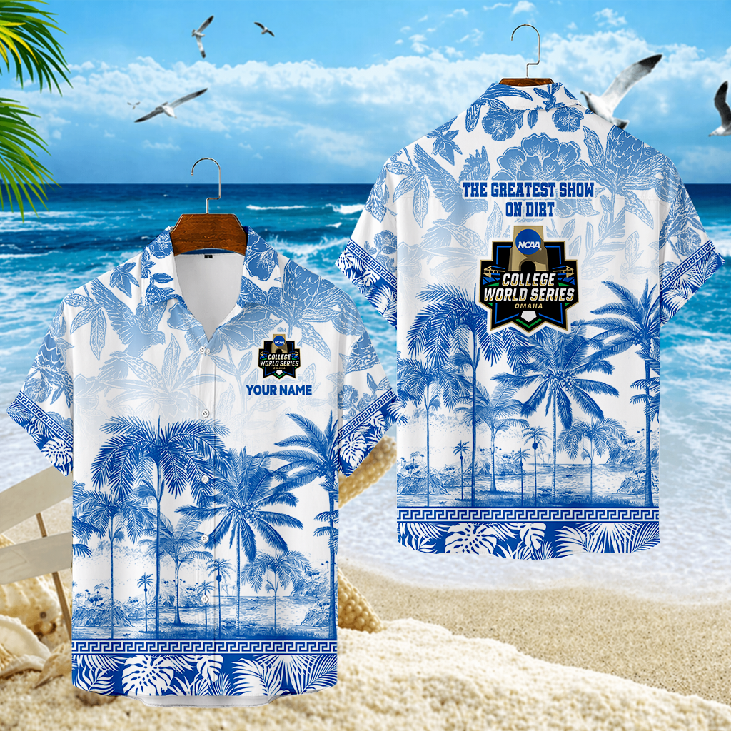 LIMITED EDITION - NEW CUSTOMIZED CWS31 CWS COLLEGE WORLD SERIES UNISEX HAWAIIAN SHIRT