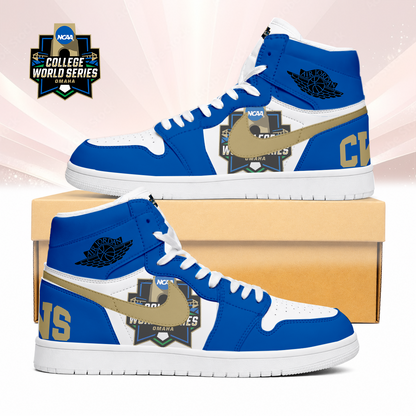 LIMITED EDITION - NEW CUSTOMIZED NCAA CWS31 CWS COLLEGE WORLD SERIES AIR JORDAN SNEAKERS