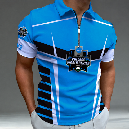 [FAN FAVORITE] NEW CUSTOMIZED NCAA CWS31 COLLEGE WORLD SERIES POLO SHIRT