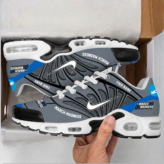 LIMITED EDITION - NEW CUSTOMIZED NCAA31 MARCH MADNESS UNISEX AIR MAX PLUS SNEAKERS