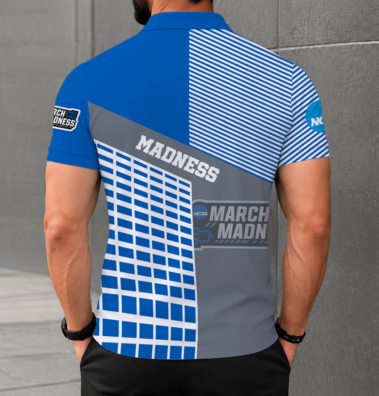 VIRAL EDITION - NEW CUSTOMIZED NCAA MAM31 MARCH MADNESS POLO SHIRT