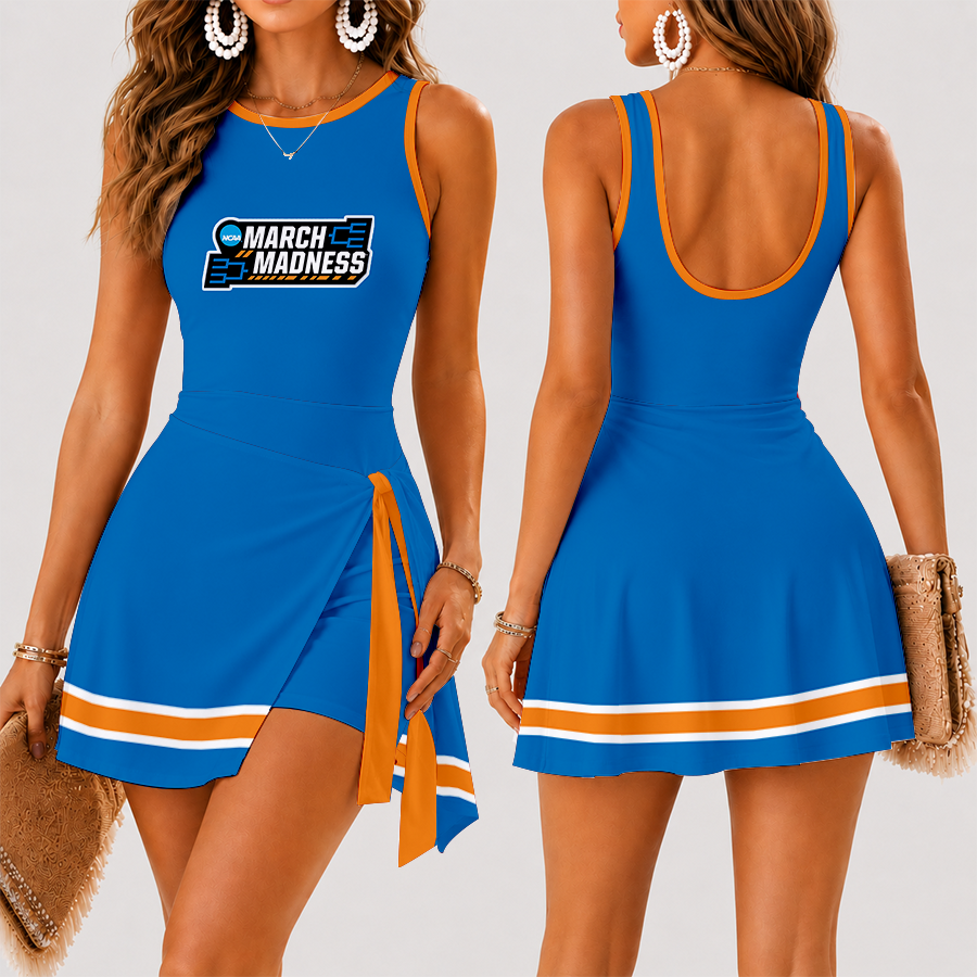 [FAN FAVORITE] NEW CUSTOMIZED NCAA MAM31 MAM MARCH MADNESS WOMEN'S SUMMER SKORT DRESS
