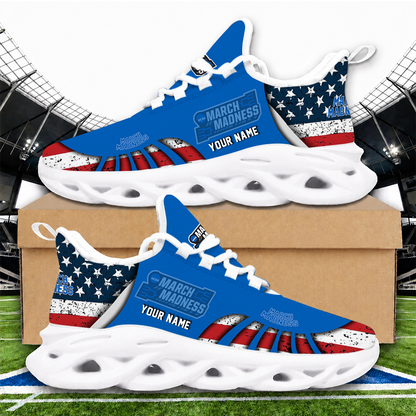 [FAN FAVORITE] NEW CUSTOMIZED NCAA MAM31 MAM MARCH MADNESS STRAPPY UNISEX CLUNKY SNEAKERS