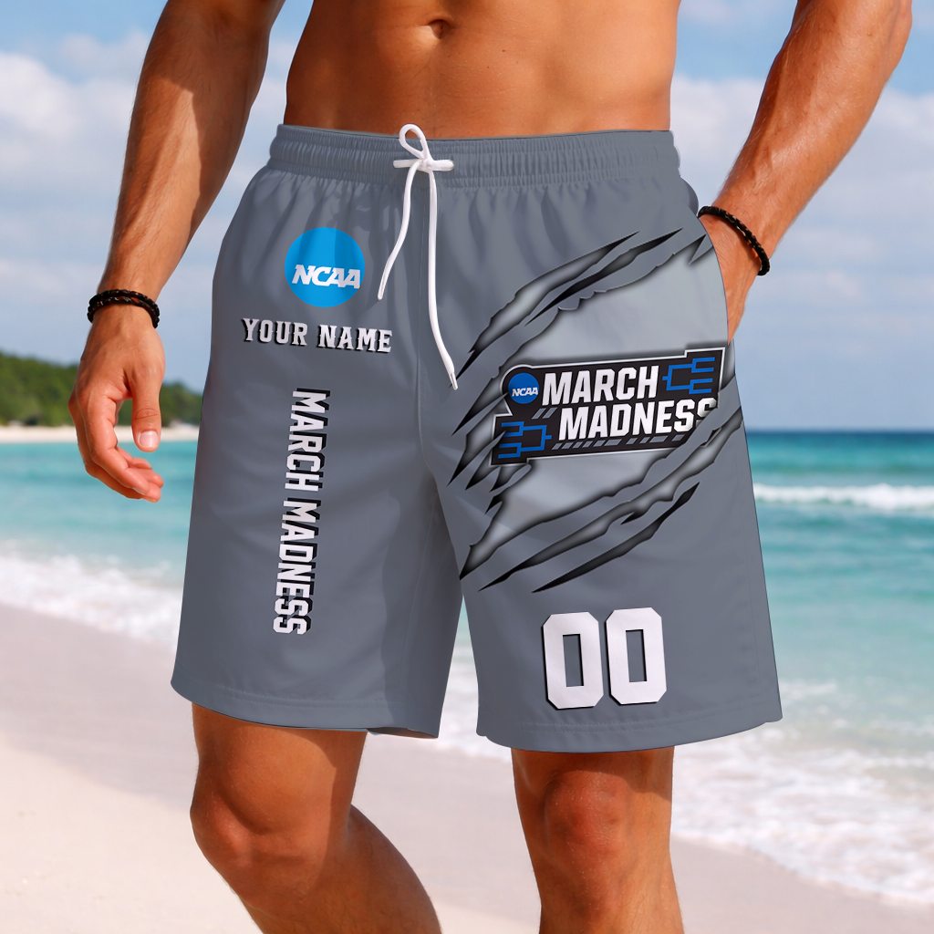 LIMITED EDITION - NEW CUSTOMIZED NCAA MAM31 MAM MARCH MADNESS SHORT PANTS