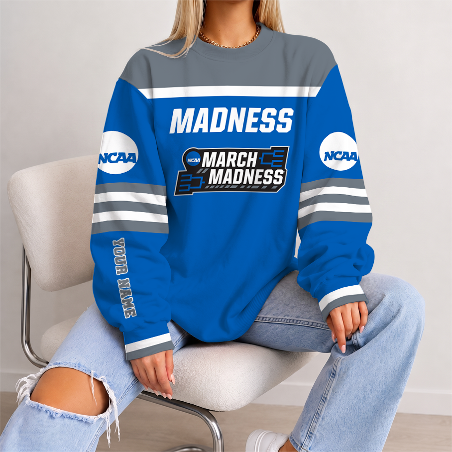 [FAN FAVORITE] NEW CUSTOMIZED NCAA MAM31 MAM MARCH MADNESS STRAPPY UNISEX SWEATSHIRT