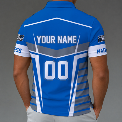 [FAN FAVORITE] NEW CUSTOMIZED NCAA MAM31 MAM MARCH MADNESS STRAPPY POLO SHIRT