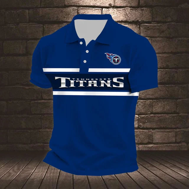 ELITE EDITION - NEW CUSTOMIZED NFL31 TST TENNESSEE TITANS POLO SHIRT, ZIP POLO SHIRT & T-SHIRTS