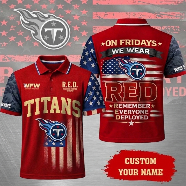VIRAL EDITON - NEW CUSTOMIZED NFL31 TST TENNESSEE TITANS INDEPENDENCE DAY POLO SHIRT, ZIP POLO SHIRT & T-SHIRTS