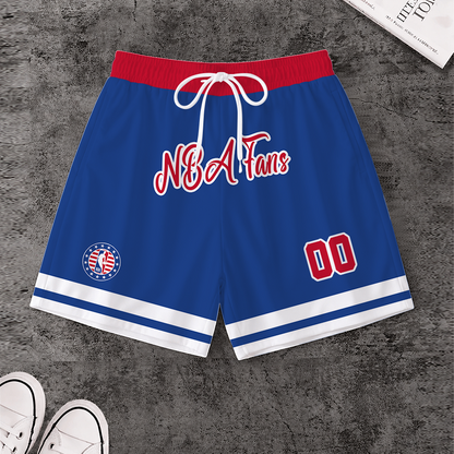 LIMITED EDITION - NEW CUSTOMIZED NBA31 NATIONAL BASKETBALL ASSOCIATION SHORT PANTS