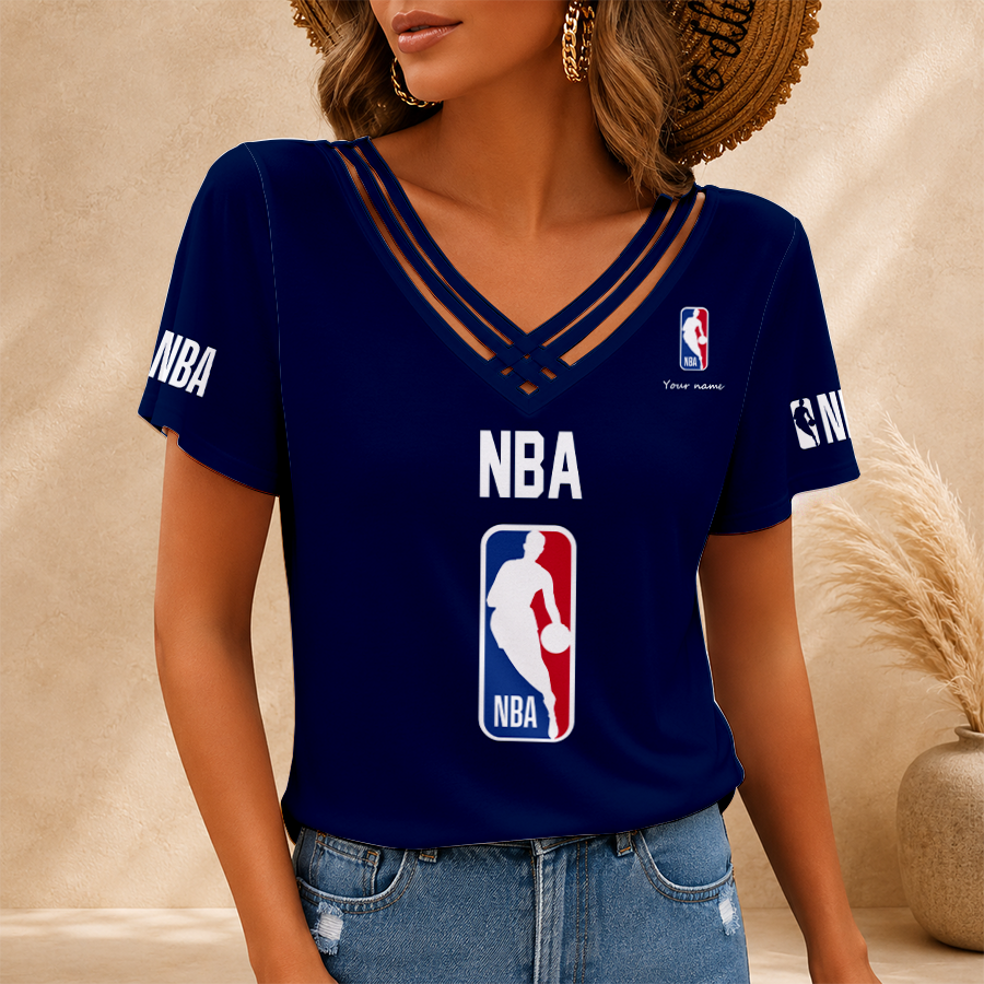 [HOT DEAL] NEW CUSTOMIZED NBA31 NATIONAL BASKETBALL ASSOCIATION V-NECK SHIRT