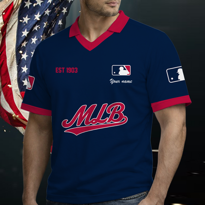 [FLASH SALE] NEW CUSTOMIZED MLB31 MAJOR LEAGUE BASEBALL POLO SHIRT