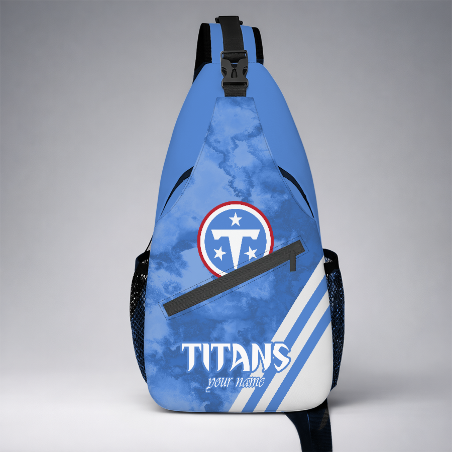 [SPECIAL OFFER] NEW CUSTOMIZED NFL31 TST TENNESSEE TITANS SLING BAG