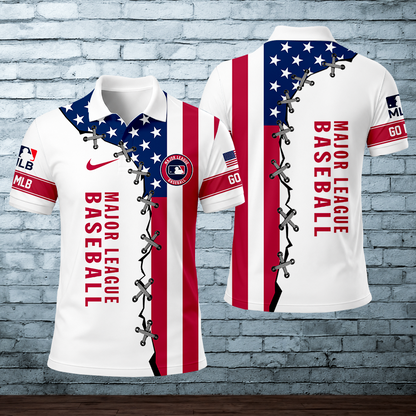 LIMITED EDITION - NEW CUSTOMIZED MLB31 MAJOR LEAGUE BASEBALL POLO SHIRT