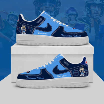 [SPECIAL OFFER] NEW CUSTOMIZED NFL31 TST TENNESSEE TITANS AF1 SHOES
