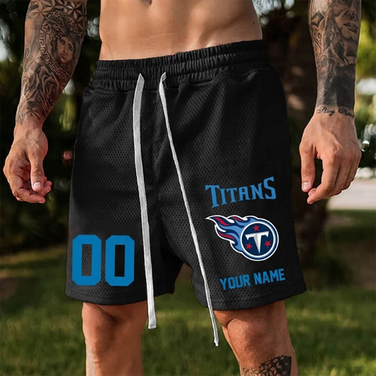 ELITE EDITION - NEW CUSTOMIZED NFL31 TST TENNESSEE TITANS SHORT PANTS