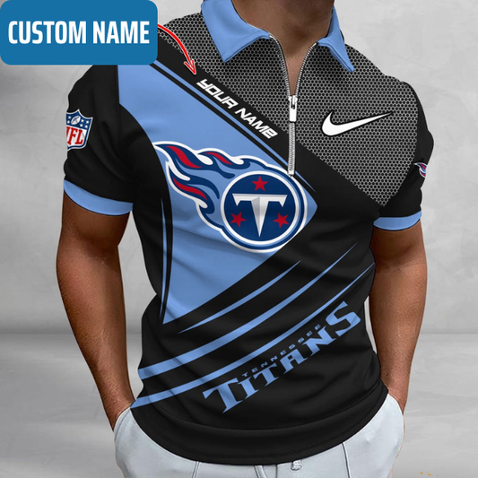 VIRAL EDITION - NEW CUSTOMIZED NFL31 TST TENNESSEE TITANS POLO SHIRT, ZIP POLO SHIRT & T-SHIRTS