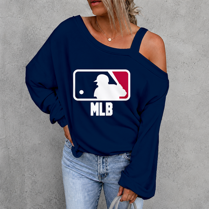 [FLASH SALE] NEW CUSTOMIZED MLB31 MAJOR LEAGUE BASEBALL DROP SHOULDER SWEATSHIRT