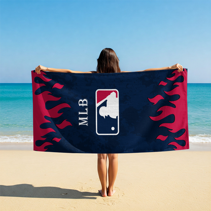 LIMITED EDITION - NEW CUSTOMIZED MLB31 MLB MAJOR LEAGUE BASEBALL BEACH TOWEL FOR FAN
