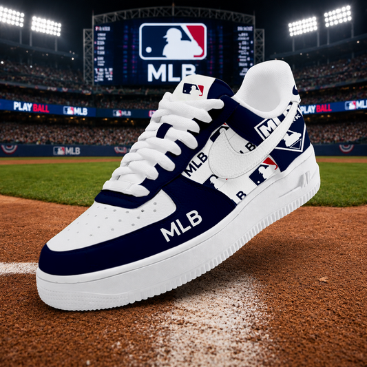 LIMITED EDITION - NEW CUSTOMIZED MLB31 MAJOR LEAGUE BASEBALL AF1 SHOES