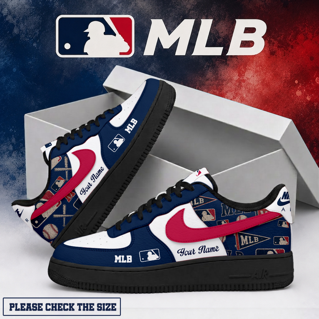 LIMITED EDITION - NEW CUSTOMIZED MLB31 MAJOR LEAGUE BASEBALL AF1 SHOES