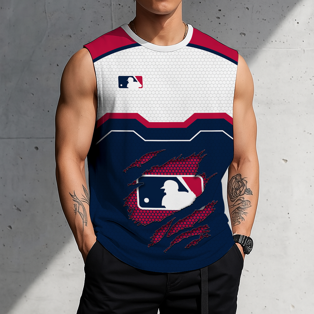 LIMITED EDITION - NEW CUSTOMIZED MLB31 MAJOR LEAGUE BASEBALL MEN'S GYM SHIRT