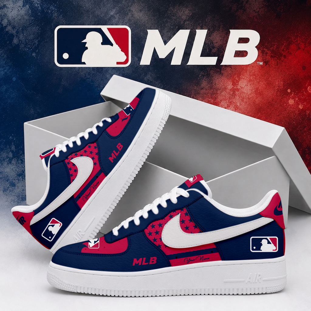 LIMITED EDITION - NEW CUSTOMIZED MLB31 MAJOR LEAGUE BASEBALL AF1 SHOES