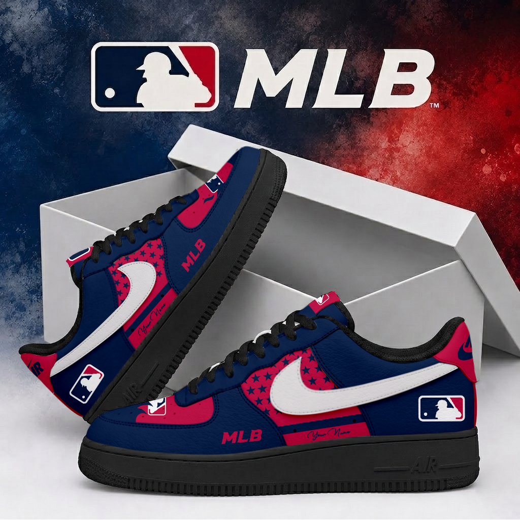 LIMITED EDITION - NEW CUSTOMIZED MLB31 MAJOR LEAGUE BASEBALL AF1 SHOES