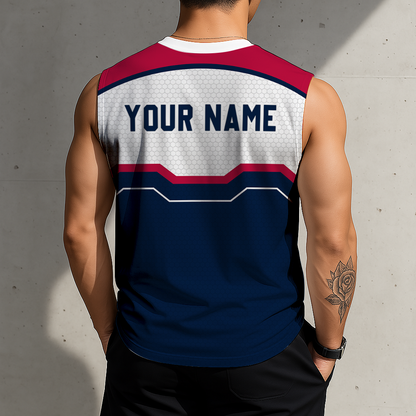 LIMITED EDITION - NEW CUSTOMIZED MLB31 MAJOR LEAGUE BASEBALL MEN'S GYM SHIRT