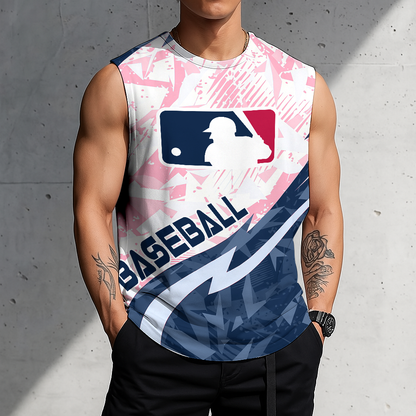 LIMITED EDITION - NEW CUSTOMIZED MLB31 MAJOR LEAGUE BASEBALL TANKTOP & GYM SHIRT
