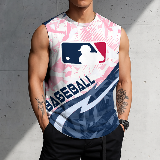 LIMITED EDITION - NEW CUSTOMIZED MLB31 MAJOR LEAGUE BASEBALL TANKTOP & GYM SHIRT