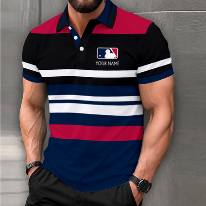 LIMITED EDITION - NEW CUSTOMIZED MLB31 MAJOR LEAGUE BASEBALL POLO SHIRT, ZIP POLO SHIRT & T-SHIRTS