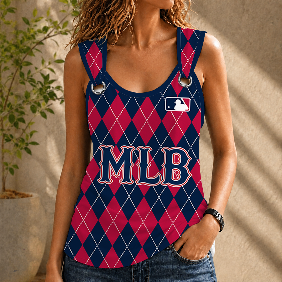 [FLASH SALE] NEW CUSTOMIZED MLB31 MAJOR LEAGUE BASEBALL O-RING SHOULDER TANK TOP