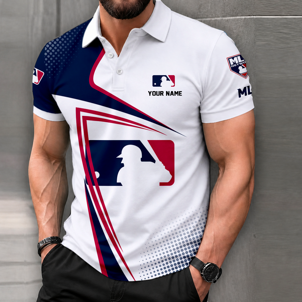 LIMITED EDITION - NEW CUSTOMIZED MLB31 MAJOR LEAGUE BASEBALL POLO SHIRT, ZIP POLO SHIRT & T-SHIRTS