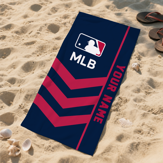 LIMITED EDITION - NEW CUSTOMIZED MLB31 MLB MAJOR LEAGUE BASEBALL BEACH TOWEL FOR FAN