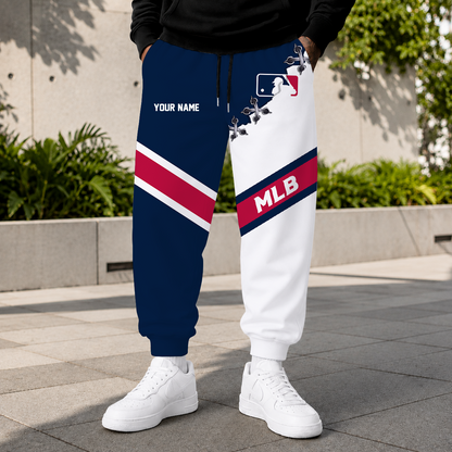 LIMITED EDITION - NEW CUSTOMIZED MLB31 MAJOR LEAGUE BASEBALL SWEATPANTS