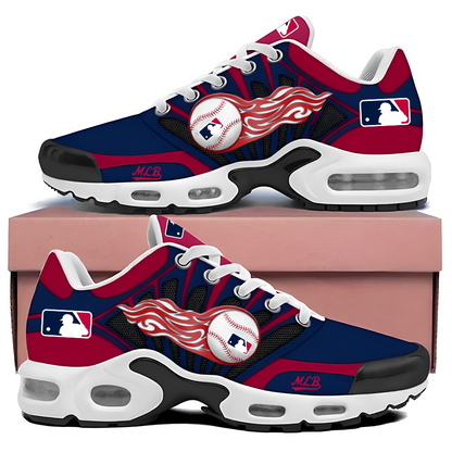 LIMITED EDITION - NEW CUSTOMIZED MLB31 MAJOR LEAGUE BASEBALL UNISEX AIR MAX PLUS SNEAKERS