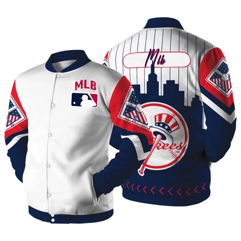 LIMITED EDITION - NEW CUSTOMIZED MLB31 MAJOR LEAGUE BASEBALL SATIN VARSITY & BASEBALL JACKET