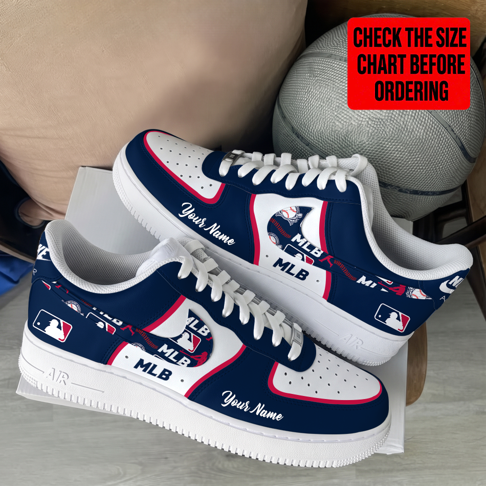 LIMITED EDITION - NEW CUSTOMIZED MLB31 MAJOR LEAGUE BASEBALL AF1 SHOES