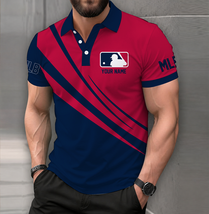 LIMITED EDITION - NEW CUSTOMIZED MLB31 MAJOR LEAGUE BASEBALL POLO SHIRT