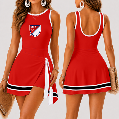 [FAN EXCLUSIVE] NEW CUSTOMIZED MLS31 MLS MAJOR LEAGUE SOCCER WOMEN'S SUMMER SKORT DRESS