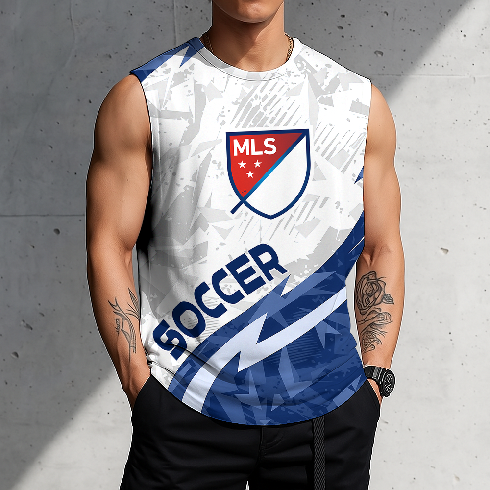 POPULAR NOW - NEW CUSTOMIZED MLS31 MAJOR LEAGUE SOCCER TANK TOP & GYM SHIRT