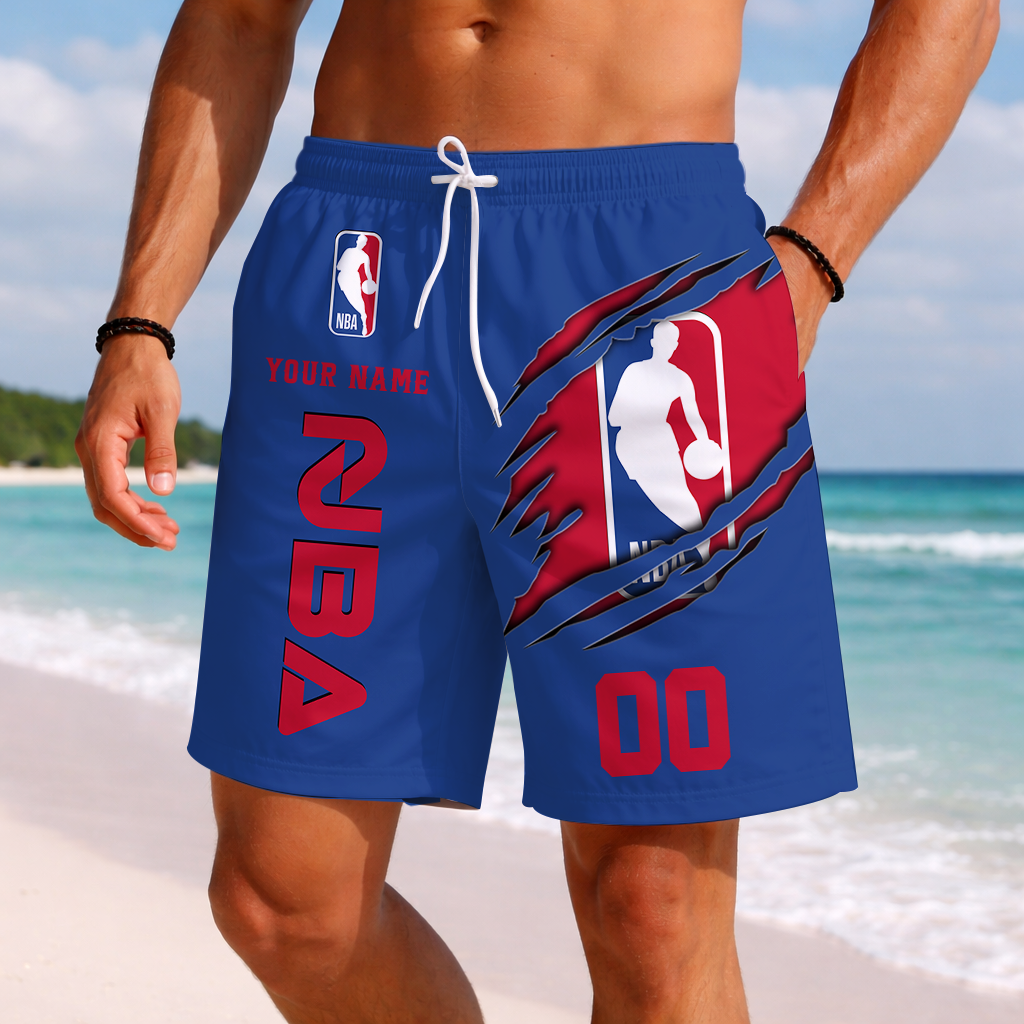 LIMITED EDITION - NEW CUSTOMIZED NBA31 NBA NATIONAL BASKETBALL ASSOCIATION SHORT PANTS