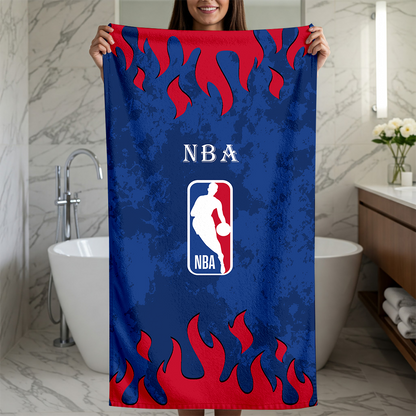 LIMITED EDITION - NEW CUSTOMIZED NBA31 NATIONAL BASKETBALL ASSOCIATION BEACH TOWEL FOR FAN