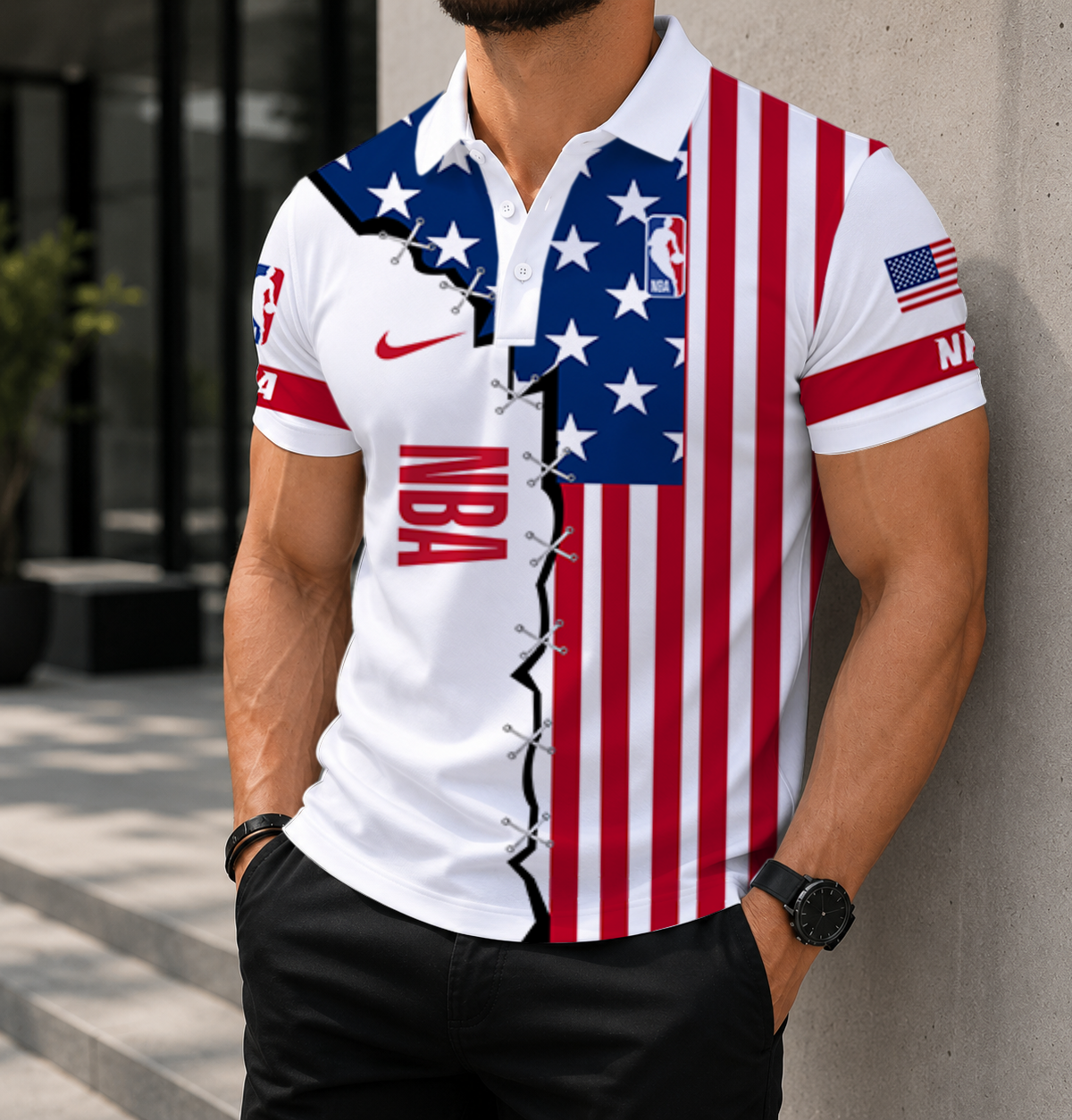 LIMITED EDITION - NEW CUSTOMIZED NBA31 NATIONAL BASKETBALL ASSOCIATION POLO SHIRT, ZIP POLO SHIRT & T-SHIRTS