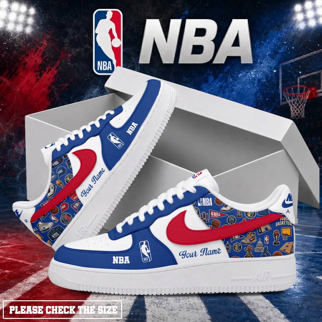 LIMITED EDITION - NEW CUSTOMIZED NBA31 NBA NATIONAL BASKETBALL ASSOCIATION AF1 SHOES