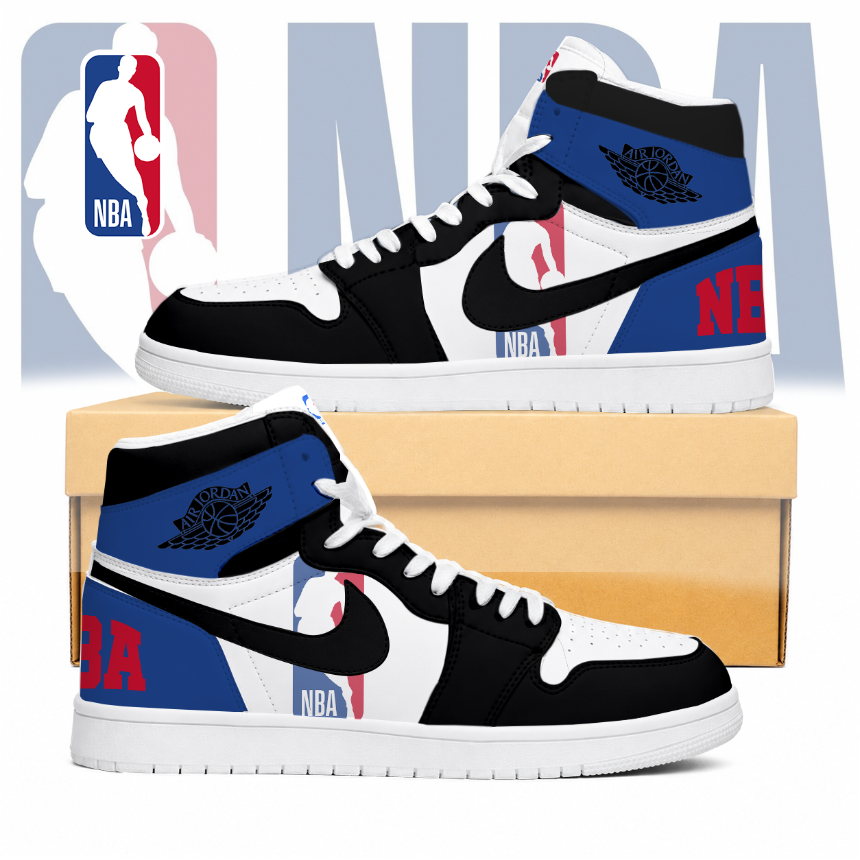 LIMITED EDITION - NEW CUSTOMIZED NBA31 NATIONAL BASKETBALL ASSOCIATION AIR JORDAN SNEAKERS